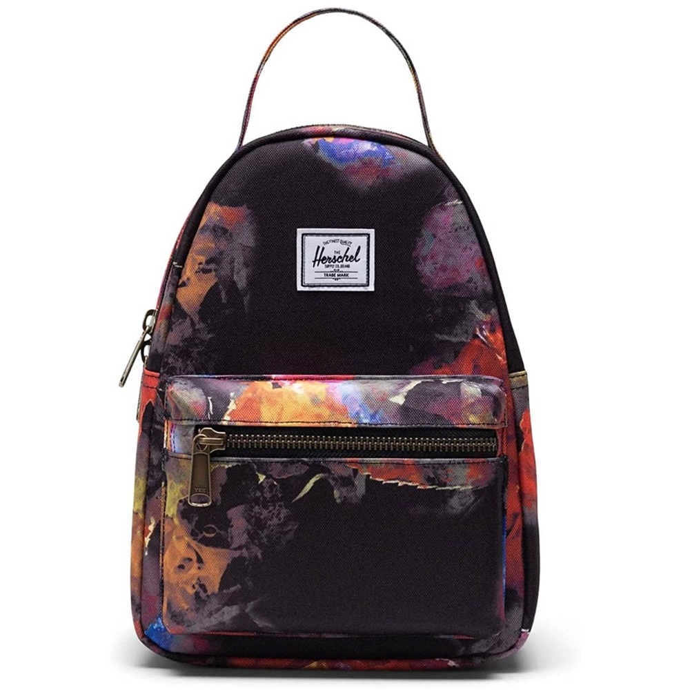 herschel nova mini watercolor floral BNWT